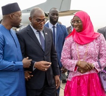 Photos/ En visite de travail: L'arrivée du Premier Ministre Ousmane Sonko en Gambie, ce mercredi