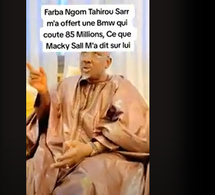 Farba Ngom :"Tahirou Sarr m'avait  offert une BMW de 85 millions"