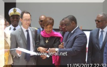  Inauguration de la salle de cinéma et de spectacle (Canal Olympia Teranga) par S.E Macky Sall 