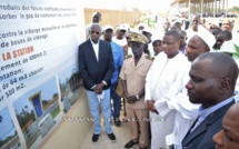 Photos-Tivaouane Peulh : Inauguration d'une station de traitement des boues de vidange par le Directeur général de l'ONAS