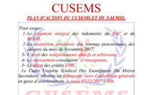 Grève – le CUSEMS et le SAEMS boudent les classes jeudi