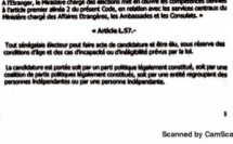 Projet de loi portant modification du Code électoral : les subtilités d’un lifting de l’article 57 pour "éliminer" Karim Wade et Khalifa Sall?