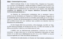 "Les communiqués de presse de Ibrahima Sall (président d'ASRED) sont faux et imaginaires" (La Direction de l'Administration pénitentiaire)