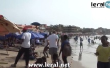 Vidéo : Dans la chaleur estivale de la plage de Ngor, les vacances ont débuté (Images Drone)