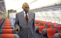 Abdoulaye Wade inaugure son avion