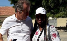 S.E.M Christophe Bigot, l'Ambassadeur de la France au Sénégal en toute complicité avec la chanteuse Maréma Fall