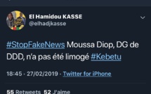 Urgent- Limogeage de Me Moussa Diop : Le Palais dément