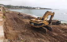 Construction illégale sur le littoral de Dakar: Des bulldozers en activité derrière le Club olympique à Fann/Mermoz