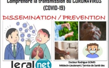 Comprendre la transmission du CORONAVIRUS Covid19 (IMAGES)