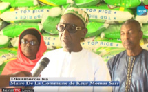 VIDEO - Lutte contre le COVID-19: Le Maire de la Commune de Keur Momar Sarr distribue 50 tonnes de riz...