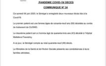 Pandémie de la COVID-19: Deux nouveaux décès enregistrés ce samedi 