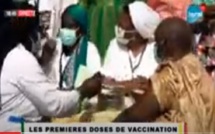 Début de la campagne de vaccination : Souleymane Ndéné Ndiaye,  El Hadji Mansour Mbaye aux côtés de Diouf Sarr