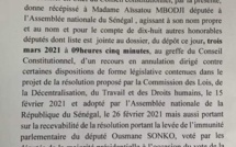 Levée de l’immunité parlementaire de Ousmane Sonko: La Cour constitutionnelle reçoit un recours des députés 