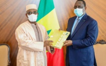 Adieux du Président sortant de la Commission de l'UEMOA : Abdallah Boureïma reçu par le Président Macky Sall