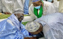 Religion : le plaisir de Serigne Mountakha Mbacké recevant une délégation de la famille Cheikh Oumar Foutiyou