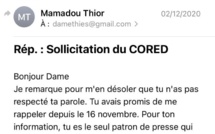 Réponse à la malhonnêteté caricaturale du Cored (La rédaction de Leral.net)