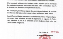 Attaques envers les communautés religieuses dans les RS: La Fatwa du ministre de l'Intérieur (Document)