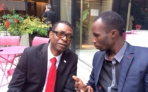 Dame Dieng, éditeur de Leral.net, en compagnie de Youssou Ndour à Paris