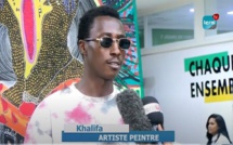 Culture-exposition : Quand Khallfa, un artiste-peinture sénégalais détecte un autre virus mondial…