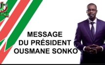 4 Avril 2023: Message du Président Ousmane Sonko 