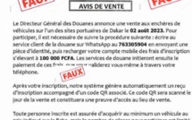 Alerte arnaque ! Des individus ciblent la douane sénégalaise et des véhicules du port de Dakar, pour s’enrichir