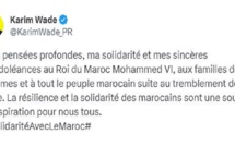 Tremblement de terre au Maroc : Karim Wade exprime sa solidarité et es sincères condoléances au Roi Mohammed VI