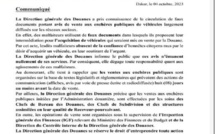 Tentatives d’arnaque par vente aux enchères : La Direction générale des Douanes alerte et reprécise les règles