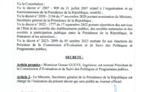 Nomination : Oumar Guèye, président de la Commission d'Evaluation et de Suivi des Politiques et Programmes publics