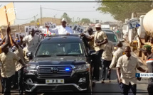 En tournée économique : L'arrivée du Président Macky Sall à Kaolack