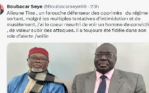 Attaques contre Alioune Tine: Boubacar Seye au regret de voir cet « homme de conviction, fidèle dans son rôle d'alerte et de veille ciblé