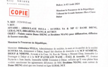 La Presse Contrôlée par Abdoulaye Sylla Affichera en Une ce Mercredi 7 Août sa Plainte Contre Leral.net