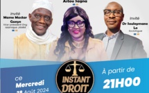 « Instant Droit » sur Leral Tv, ce mercredi: Astou Sagna et ses invités, Mame Mactar Guèye et Dr Souleymane Lo, sociologue éplucheront les contours de la dépravation des mœurs au Sénégal