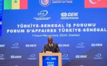 Forum d’affaires Turquie - Sénégal : Baidy Agne souligne l'importance d'un partenariat gagnant-gagnant pour une coopération accrue